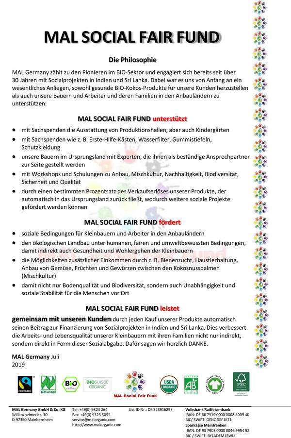 MAL social fair Zertifikat MAL social fair Zertifikat