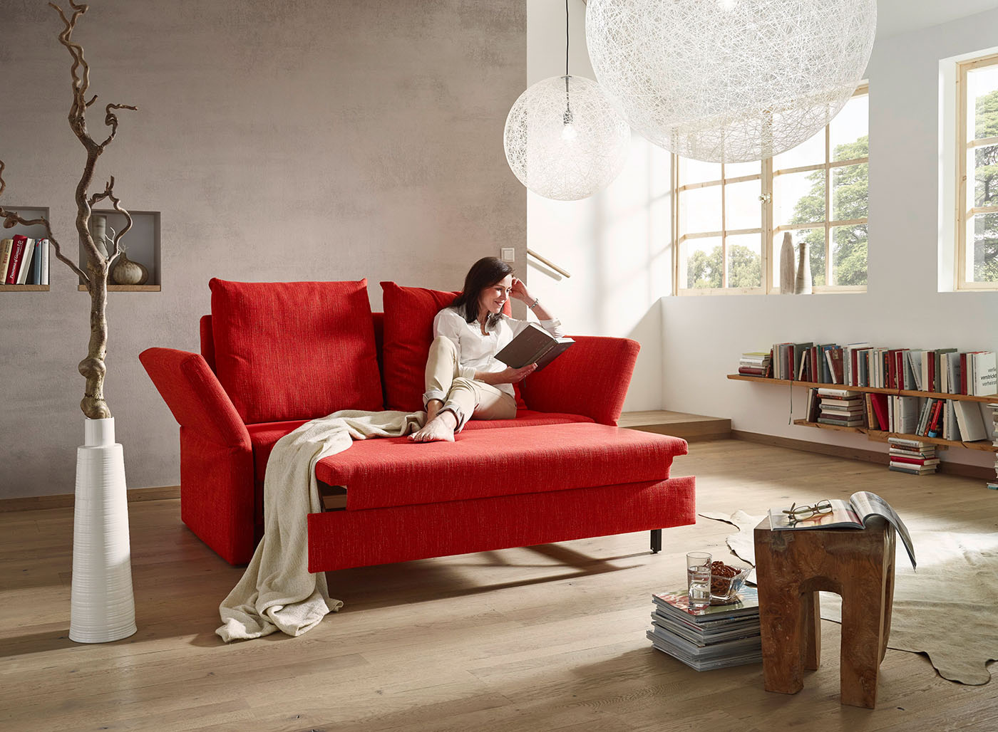 Sofa Cassino im Relaxmodus Sofa Cassino im Relaxmodus