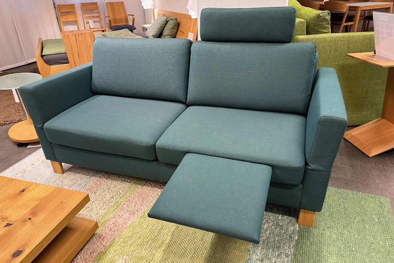 Wolkenweich Sofa Sirio 2,5 Sitzer mit Fußstütze