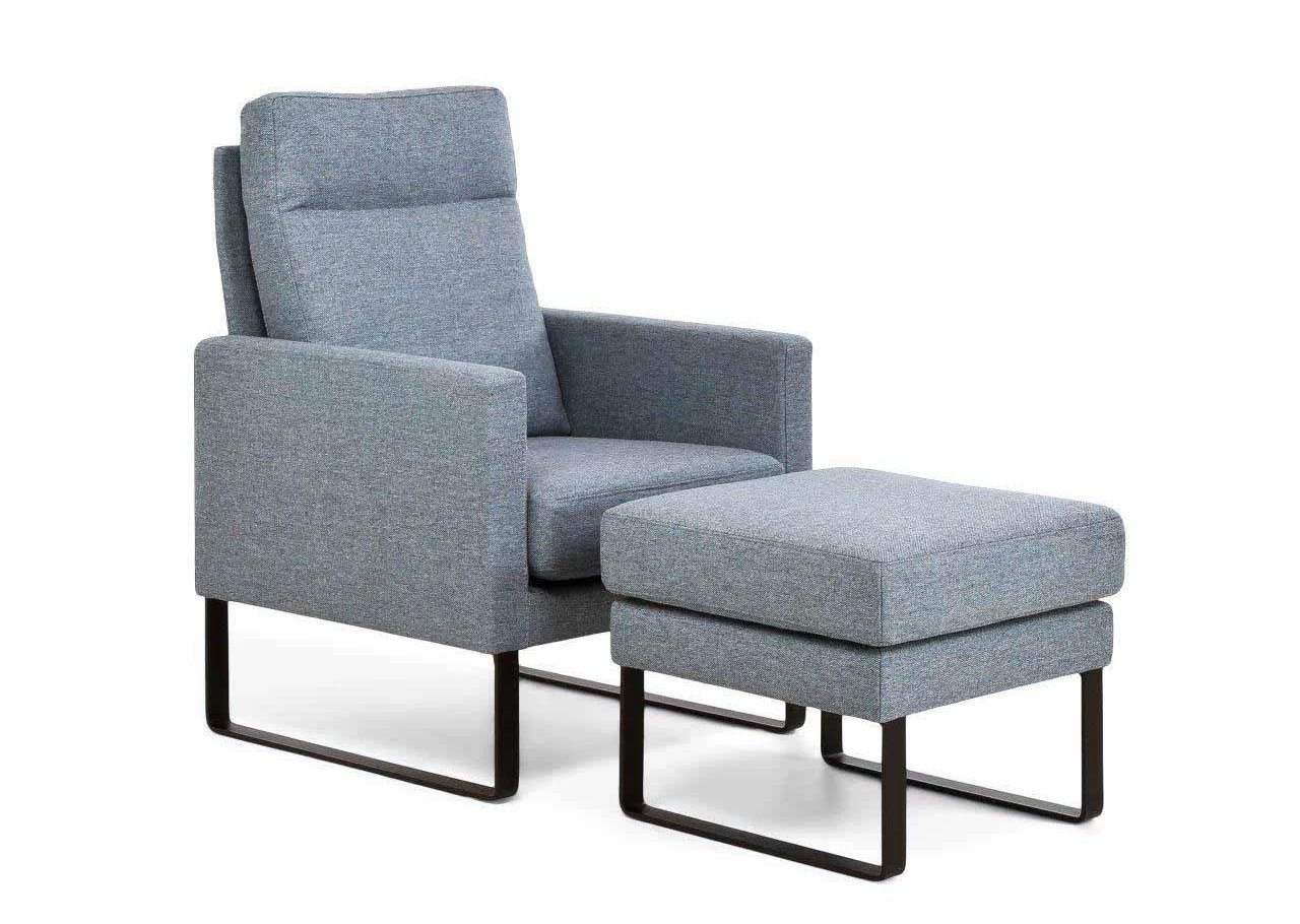 Sessel Puro Hochlehner mit Hocker Sessel Puro Hochlehner mit Hocker